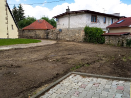 2016 - Prace ziemne wokol kosciola